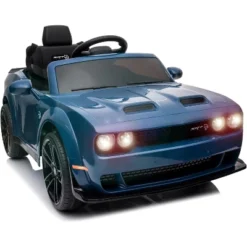 12V Licensed Dodge Challenger Kids Electric Car, Battery Powered Electric Vehicles With Remote Control, LED Lights, For Boys Girls -The Range Shop GUEST 53d17093 507d 43a9 b671 a0b9f5f044ec