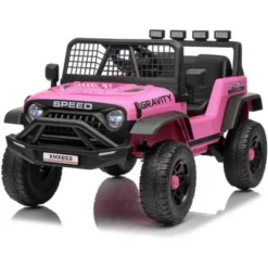 12V Kids Electric Ride-On Truck - Parent Remote Control, 3 Speed Settings, LED Lights & Music Player For Children Ages 3-6 Years -The Range Shop GUEST 5590ac2e 7149 408d 9601 84f739e11fc6