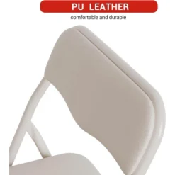 3-Piece Folding Upholstered Table And Chair, Square Card Table And Chair Set With Pu Soft Cushion, Metal Frame Children's Activity Table And Chairs -The Range Shop GUEST 568c4569 7f68 4206 ac4a 9f956745ca3d