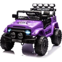 Ride On Truck Car For Kids, 12V Electric Ride On Car With Remote Control, Spring Suspension, Led Lights, 3 Speeds -The Range Shop GUEST 56a26d63 9034 4f75 9c5f 166941677089