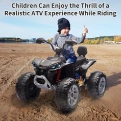 2 Seater Ride On ATV Car, 24V7AH Electric Off-Road Kids ATV, Ride On Car For Kids With LED Headights, Music, Electric Toys For Boys Girls -The Range Shop GUEST 576e3416 db10 407e 8b16 47505eed1862