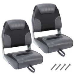 2-Pack Folding Boat Seats Low Back – Weather-Resistant Captain Chairs With Thick Padding For Fishing & Cruising 13 2-Pack Folding Boat Seats Low Back – Weather-Resistant Captain Chairs With Thick Padding For Fishing & Cruising -The Range Shop GUEST 58d3c3d8 04d4 46c9 a050 2555529f0342