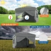 10x10ft Pop Up Canopy Tent With 4 Waterproof Sidewalls,Portable Outdoor Tent For Camping, Backyard
