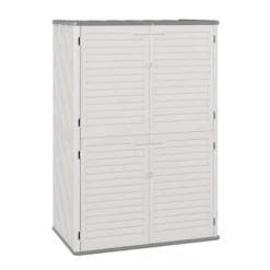 Outdoor Storage Cabinet,Waterproof Outdoor Shed With Floor,Resin Weather Resistant Tools Storage House Shed For Garden Backyard, Easy Assembly,White 17 Outdoor Storage Cabinet,Waterproof Outdoor Shed With Floor,Resin Weather Resistant Tools Storage House Shed For Garden Backyard, Easy Assembly,White -The Range Shop GUEST 59b025e2 5119 4449 85a5 776f1782dd95