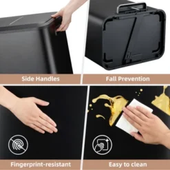 8 Gallon Dual Compartment Trash Can With Inner Buckets, Stainless Steel Garbage Can, Soft Close Lid -The Range Shop GUEST 5a1e9885 6615 4e9f be0a 5dc8808c946d