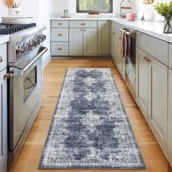 Washable Vintage Floral Living Room Rugs, Distressed Print Non Slip Bedroom Carpet, Retro Accent Large Dining Room Kitchen Rugs -The Range Shop GUEST 5de30e64 9565 43b0 9521 b1a2c7c64dea