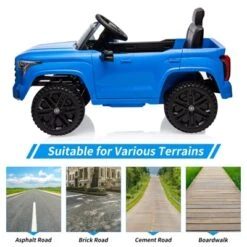 12V Ride On Car For Kids, Licensed Toyota Ride On Truck, Battery Powered Electric Car With Remote Control, LED Lights, Ride On Toys For Boys Girls -The Range Shop GUEST 5ead0c3e b340 4189 8229 e9c1136349f5