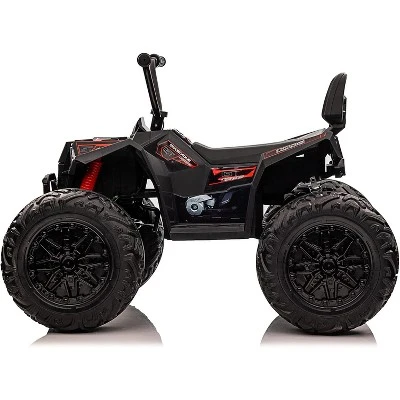 24V Kids ATV With 2 Seater, 4x200W Powerful Engine, Dual 7AH Batteries, Accelerator Handle, EVA Tires, LED Lights & Music 2 24V Kids ATV With 2 Seater, 4x200W Powerful Engine, Dual 7AH Batteries, Accelerator Handle, EVA Tires, LED Lights & Music - Image 2