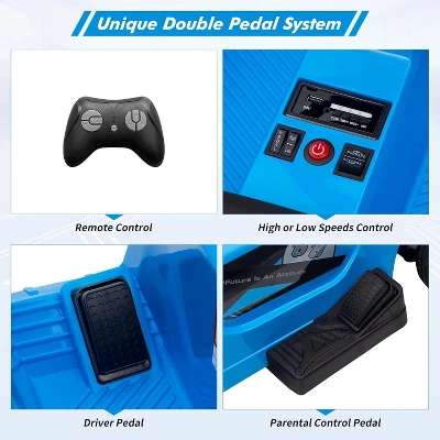 24V 2 Seaters Kids Ride On Car Toy With Remote Control For Parents And Kids, Max Load 200LBS, For Child Toddlers 3 24V 2 Seaters Kids Ride On Car Toy With Remote Control For Parents And Kids, Max Load 200LBS, For Child Toddlers - Image 3