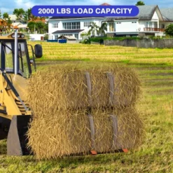 Clamp-On Pallet Forks – Heavy Duty Quick Attach Bucket Fork With Adjustable Stabilizer Bar For Tractor/Skid -The Range Shop GUEST 60dc4a2c 149d 4b64 9c61 c750f2302296