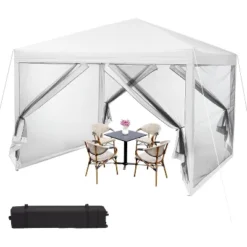 10 X 10 FT Pop Up Canopy, Party Tent With Mosquito Netting, Height Adjustable Instant Sun Shade, Portable Screen Shelter For Parties, Camping, Events 21 10 X 10 FT Pop Up Canopy, Party Tent With Mosquito Netting, Height Adjustable Instant Sun Shade, Portable Screen Shelter For Parties, Camping, Events -The Range Shop GUEST 62ad8ade 0f2d 412c a2cf c7a3b9ecd5d2