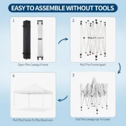 10 X 10 FT Pop Up Canopy, Heavy Duty Instant Tent W/Carry Bag, All Season Commercial Sun Shelter, Portable Canopy For Patio, Backyard, Bench, Garden 12 10 X 10 FT Pop Up Canopy, Heavy Duty Instant Tent W/Carry Bag, All Season Commercial Sun Shelter, Portable Canopy For Patio, Backyard, Bench, Garden -The Range Shop GUEST 63c8bfe5 06c9 434e bbf9 34d0ae4b8fb5