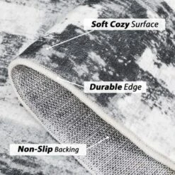 Washable Modern Abstract Living Room Bedroom Area Rugs, Geometric Print Large Throw Carpet For Dining Room -The Range Shop GUEST 650579f5 77bb 48ca a254 581f7936c277