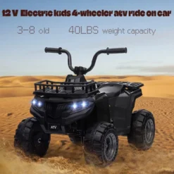 Kids Electric Ride On Car, 12V ATV Battery Powered Toy For Toddlers With LED Lights, Music, High/Low Speed, Battery Powered Quad Toy Vehicle 11 Kids Electric Ride On Car, 12V ATV Battery Powered Toy For Toddlers With LED Lights, Music, High/Low Speed, Battery Powered Quad Toy Vehicle -The Range Shop GUEST 65c22686 16d0 43f6 9537 d3872548cb50