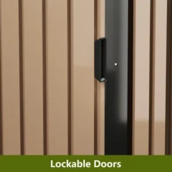 Metal Garden Shed ，Shed Outdoor Storage Shed With Sloping Roof And Vents, Slooping Roof Tool Shed For Backyard, Patio, Garden Yard，6 X 4 FT -The Range Shop GUEST 662067c4 d770 4e53 80b9 59beb5c358a3