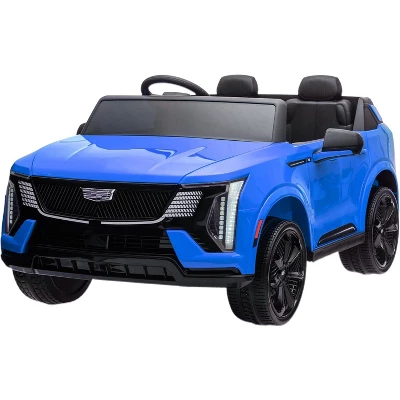 24V Licensed Cadillac Ride On Truck Car For Kids - 2 Seater Electric Vehicle W/Parent Remote Control, Smooth Start, For Boys Girls 6 24V Licensed Cadillac Ride On Truck Car For Kids - 2 Seater Electric Vehicle W/Parent Remote Control, Smooth Start, For Boys Girls - Image 6