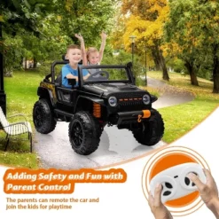 24V Ride On Car For Kids,2 Seater Electric Truck With Remote Control, 4x45W Powerful Engine, Battery Powered Ride On Toys For Kids -The Range Shop GUEST 666bbc1c 899c 49a1 a387 f96892423350