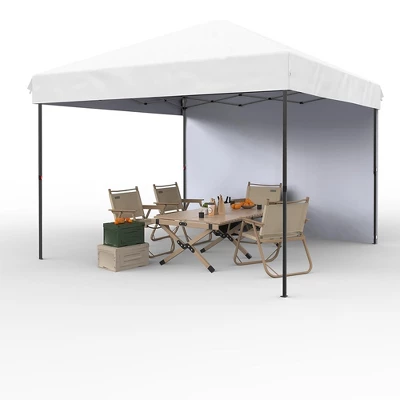 10x10 Pop Up Canopy Tent Outdoor Canopy With 1 Removable Sidewall, Commercial Instant Tent Shelter 12 10x10 Pop Up Canopy Tent Outdoor Canopy With 1 Removable Sidewall, Commercial Instant Tent Shelter - Image 12