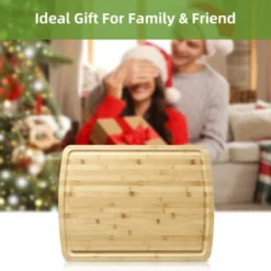 Large Bamboo Cutting Board, Chopping Board With Deep Juice Grooves, Wooden Over Sink Stove Top -The Range Shop GUEST 68e67d24 88ab 4d4e a0fb 2ed0ed7cd7b5