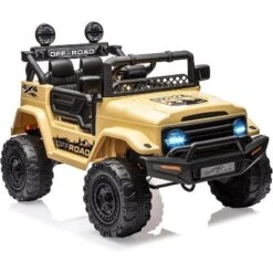 12V Kids Ride On Truck Car With Remote Control, Spring Suspension, 3 Speeds, LED Lights, Parent Safety Brake -The Range Shop GUEST 68ff434a a0a2 496d a610 c4591001d469