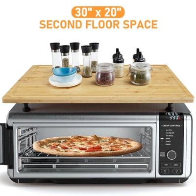 Bamboo Cutting Board, Large Noodle Board With 4 Removable Feet, Juice Groove, Stove Top Covers 5 Bamboo Cutting Board, Large Noodle Board With 4 Removable Feet, Juice Groove, Stove Top Covers - Image 5