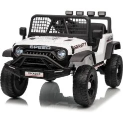 12V Kids Electric Ride-On Truck - Parent Remote Control, 3 Speed Settings, LED Lights & Music Player For Children Ages 3-6 Years -The Range Shop GUEST 6b8d1d1c 079d 44dd bc0b 488bf635ba1b