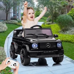 Kids 12V Ride On Car With Remote Control, Electric Car Toy For Kids With Suspension, Safety Lock, Ride On Tioy Car With Led Lights, Bluetooth, Music -The Range Shop GUEST 6eed8c63 e6ae 4bfe a19f 119a91c097ae