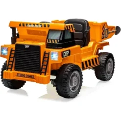 12V Ride On Dump Truck For Kids, With Electric Dump Bed, Remote Control And Extra Shovel, USB, MP3, Music Player -The Range Shop GUEST 71464982 3c01 4c67 935e 207118fc7281