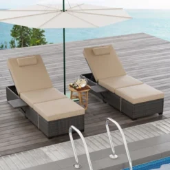Wicker Chaise Outdoor,Reclining Adjustable Pool Rattan Chaise Chair,Patio Rattan Wicker Chaise Lounge Chair Set Of 2, For Pool Deck 15 Wicker Chaise Outdoor,Reclining Adjustable Pool Rattan Chaise Chair,Patio Rattan Wicker Chaise Lounge Chair Set Of 2, For Pool Deck -The Range Shop GUEST 730f0591 d722 43f3 b047 9d0475e053f9