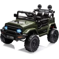 12V Kids Ride On Truck Car With Remote Control, Spring Suspension, 3 Speeds, LED Lights, Parent Safety Brake -The Range Shop GUEST 7342d128 3287 47ad 9c82 051e42d17bac