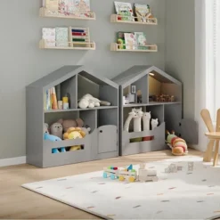 Kids Bookshelf, Toy Storage Organizer, Wooden Toddler Bookcase W/Motion Sensor Light For Kids -The Range Shop GUEST 745e0c88 acd9 4c4e b650 10c58ac040f5