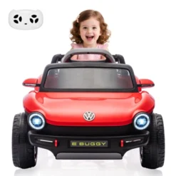 12V Kids Ride On Car Licensed Volkswagen Beetle Electric Ride On Toy For Toddlers 4 Wheeler Vehicle With Parental Remote, LED Lights, Horn, Music -The Range Shop GUEST 75f82fe6 ed8d 4677 a0c1 a116dfc6ca27