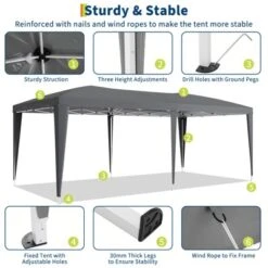 Pop Up Canopy Tent With 6 Removable Sidewalls, Large Outdoor Canopies With Adjustable Heights, Easy Up Commercial Canopy Tents For Parties 12 Pop Up Canopy Tent With 6 Removable Sidewalls, Large Outdoor Canopies With Adjustable Heights, Easy Up Commercial Canopy Tents For Parties -The Range Shop GUEST 76b99356 07b5 4cb5 b219 b96ba114bdff