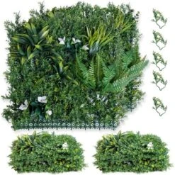 Artificial Grass Wall Panels,20"x 20" Artificial Plant Wall Panels Fake Greenery Leaf Hedge For Outdoor,Indoor 15 Artificial Grass Wall Panels,20"x 20" Artificial Plant Wall Panels Fake Greenery Leaf Hedge For Outdoor,Indoor -The Range Shop GUEST 789cea13 ae64 42a6 818c c1d02ae93d27