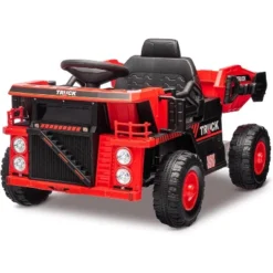 12V Kids Ride-On Dump Truck, RC Electric Construction Vehicle W/Dump Bed & Shovel, 4-Wheel Shock Absorption, For Boys & Girls -The Range Shop GUEST 79be67d3 441c 4d25 a7f6 56992f3631e3