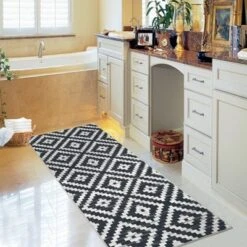 Washable Modern Geometric Living Room Area Rugs, Soft Non Slip Bedroom Carpet, Low Pile Foldable Thin Mat -The Range Shop GUEST 7a2dd4eb 0351 4092 aefb 5b6599e2be41