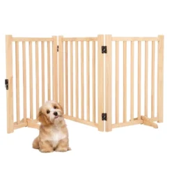 Wooden Freestanding Dog Gate, Folding Wooden Gates For Dogs Indoor For Doorways Stairs , Panel Dog Gate With No-Slip Mat 15 Wooden Freestanding Dog Gate, Folding Wooden Gates For Dogs Indoor For Doorways Stairs , Panel Dog Gate With No-Slip Mat -The Range Shop GUEST 7af04e4c 37ee 4f78 bc2c a4023e41af03