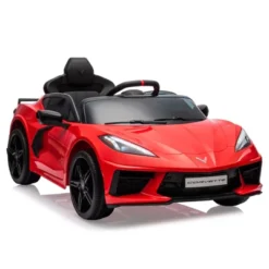 12V Kids Ride On Car, Sports Licensed Corvette Electric Car Toy For Toddles, With Remote Control, Visual Dashboard, LED Lights, Music, For Kids 3-10 -The Range Shop GUEST 7ba13a72 2f4f 4304 a5b0 9c975e8872b9