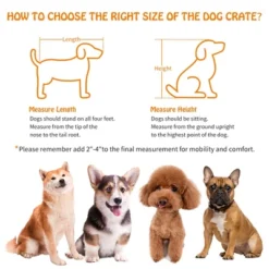 Dog Crate Furniture With Cushions, Indoor Wooden Dog Kennel With 2 Drawers, Dog Crate Side Table With Storage For Living Room, Foyer -The Range Shop GUEST 7db0ff47 4bca 4f0e bb67 b0a49c25de2e