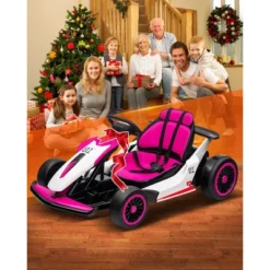 24V Kids Go Kart, Powerful Drift Kart With Dual 150W Motors, High Speed Electric Outdoor Ride On Toy, Battery Powered Ride On Racing Car With Music -The Range Shop GUEST 7e0e5c31 714c 4387 ab97 707abc4f6214