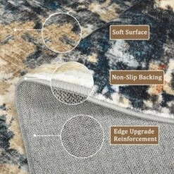 Modern Abstract Large Living Room Bedroom Area Rugs, Soft Non Slip Contemporary Throw Carpet For Dining Room -The Range Shop GUEST 7f38c9bb 9f03 49d9 9be5 883e14fc9edf