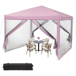 10 X 10 FT Pop Up Canopy, Party Tent With Mosquito Netting, Height Adjustable Instant Sun Shade, Portable Screen Shelter For Parties, Camping, Events 16 10 X 10 FT Pop Up Canopy, Party Tent With Mosquito Netting, Height Adjustable Instant Sun Shade, Portable Screen Shelter For Parties, Camping, Events -The Range Shop GUEST 80602bcb 7a5b 4e6e be73 6d14f366b549