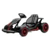 24V Kids Go Kart, Powerful Drift Kart With Dual 150W Motors, High Speed Electric Outdoor Ride On Toy, Battery Powered Ride On Racing Car With Music