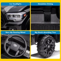 Kids Ride On Truck, Licensed Toyota Tacoma Car, 12V Battery Powered Electric Car With Remote Control, Ride On Toy Car With Lights Music For Kids 3-6 15 Kids Ride On Truck, Licensed Toyota Tacoma Car, 12V Battery Powered Electric Car With Remote Control, Ride On Toy Car With Lights Music For Kids 3-6 -The Range Shop GUEST 81d140b1 f9b4 432b 956f d62dd440e92d