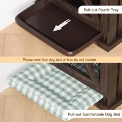 71" Dog Crate Furniture, Double Dog Crate Table, Double Dog Kennel Furniture With 3 Storages And Removable Divider For Large Medium Dogs 11 71" Dog Crate Furniture, Double Dog Crate Table, Double Dog Kennel Furniture With 3 Storages And Removable Divider For Large Medium Dogs -The Range Shop GUEST 82c10a4d cc0d 4bcb af2b c22d58989146