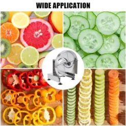 Commercial Vegetable Slicer With Stainless Steel Blades & Suction Cups, 0.2-12Mm Thickness Adjustable, Lemon Slicer For Tomatoes Onions Oranges -The Range Shop GUEST 82d64a43 4182 4baa b5a7 7436efb96a1e