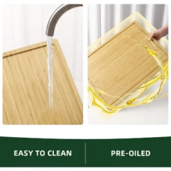 20 Inch Extra Large Bamboo Wood Cutting Board For Kitchen, With Juice Groove For Meat, Vegetables And Cheese -The Range Shop GUEST 849fa20d 9481 4247 b7d9 3f61dd7fc8a7