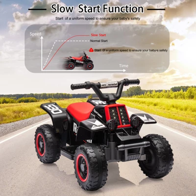 12V Kids ATV Electric Ride On Car, Battery Powered Ride On Toy For Toddlers, Electric Vehicles W/Led Light Musi, High Low Speed For Boys Girls 3-10 3 12V Kids ATV Electric Ride On Car, Battery Powered Ride On Toy For Toddlers, Electric Vehicles W/Led Light Musi, High Low Speed For Boys Girls 3-10 - Image 3