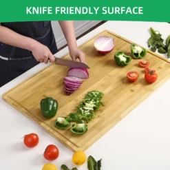 Extra Large Bamboo Cutting Board, Butcher Block With Juice Groove And Handles, Stove Top Cover, 30x20 Inch For Kitchen 9 Extra Large Bamboo Cutting Board, Butcher Block With Juice Groove And Handles, Stove Top Cover, 30x20 Inch For Kitchen -The Range Shop GUEST 86f420e4 e7cd 413d bc5c 87346e0480c8