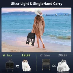 Collapsible Wagon Cart, 380 Lbs Capacity Heavy Duty Foldable Portable Camping Cart With All Terrain Wheels, Utility Beach Wagon For RV Grocery, Black -The Range Shop GUEST 8a0bb5f4 dbf9 46f9 af95 982820d47b1e